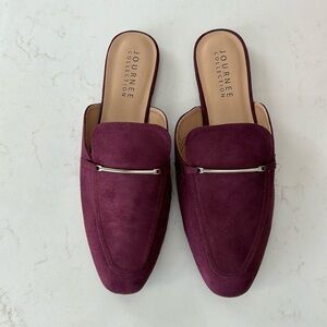 Journee Collection Purple Mules